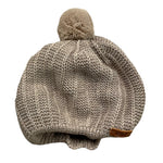 CONDOR cappello tinta unita con pon pon Fango per Neonata 022108 FANGO CONDOR