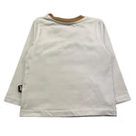 DANIELE ALESSANDRINI shirt girocollo tinta unita con stampa logo Bianco per Neonato 1291M00030 BIANCO DANIELE ALESSANDRINI