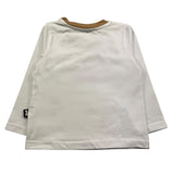 DANIELE ALESSANDRINI shirt girocollo tinta unita con stampa logo Bianco per Neonato 1291M00030 BIANCO DANIELE ALESSANDRINI
