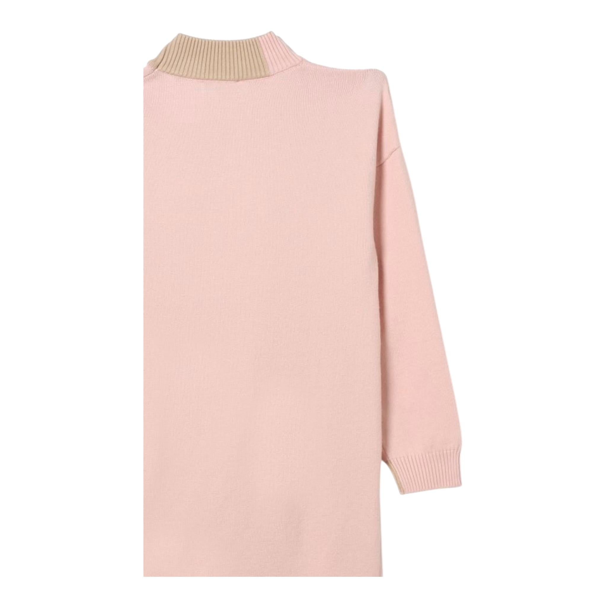 PINKO abito in maglia tinta unita con stampa Rosa per Bambina F4PIBGDR109 ROSA PINKO