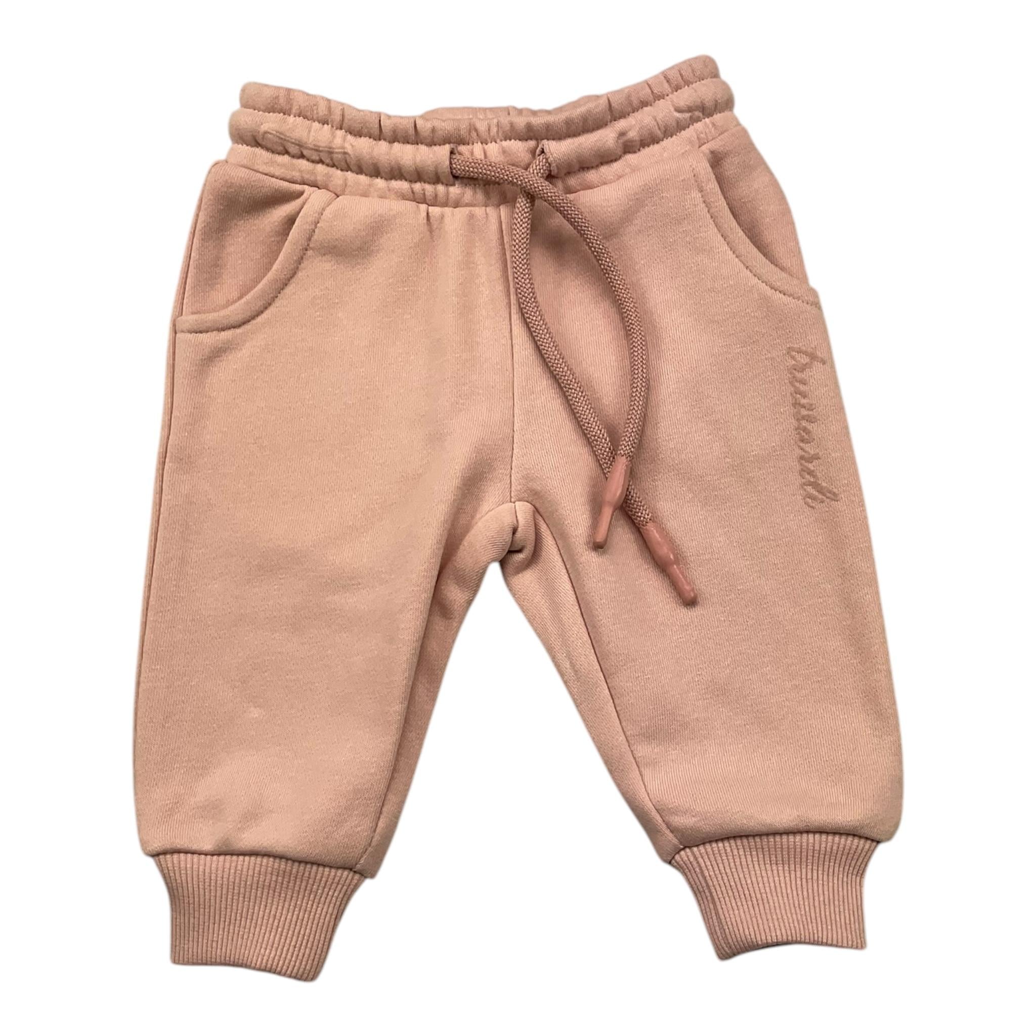 TRUSSARDI pantalone tuta tinta unita Rosa per Neonata TIA25006 ROSA TRUSSARDI