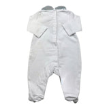 TARTINE ET CHOCOLAT tutina tinta unita con stampa Bianco per Neonato TY99010 BIANCO TARTINE ET CHOCOLAT