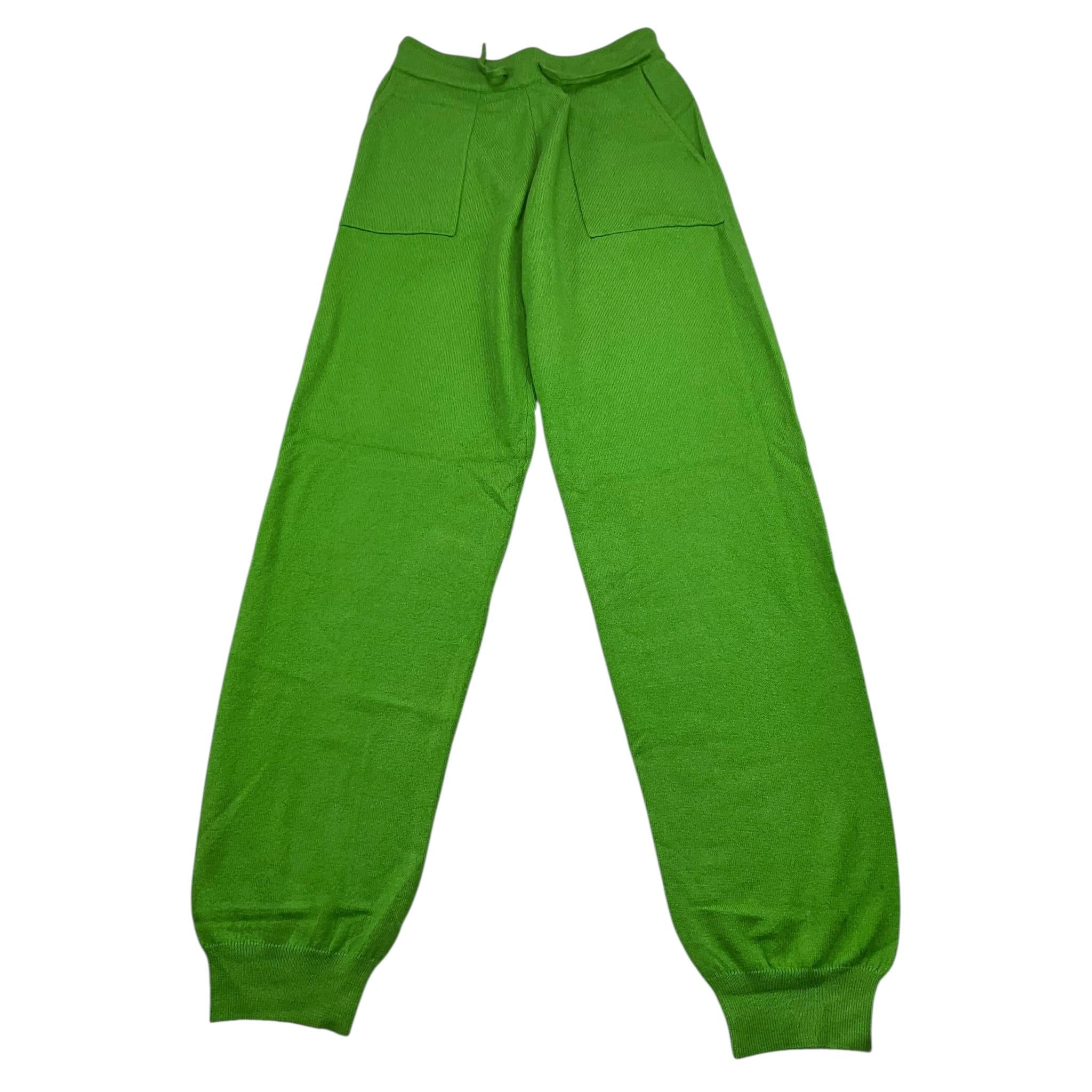 TO be too pantalone tinta unita con elastico in vita Verde per Bambina TBT2446 VERDE TO be too