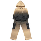 DO NOT CONFORM completo 2 pezzi felpa-pantalone tuta Sabbia per Bambino DNFE029 SABBIA DO NOT CONFORM