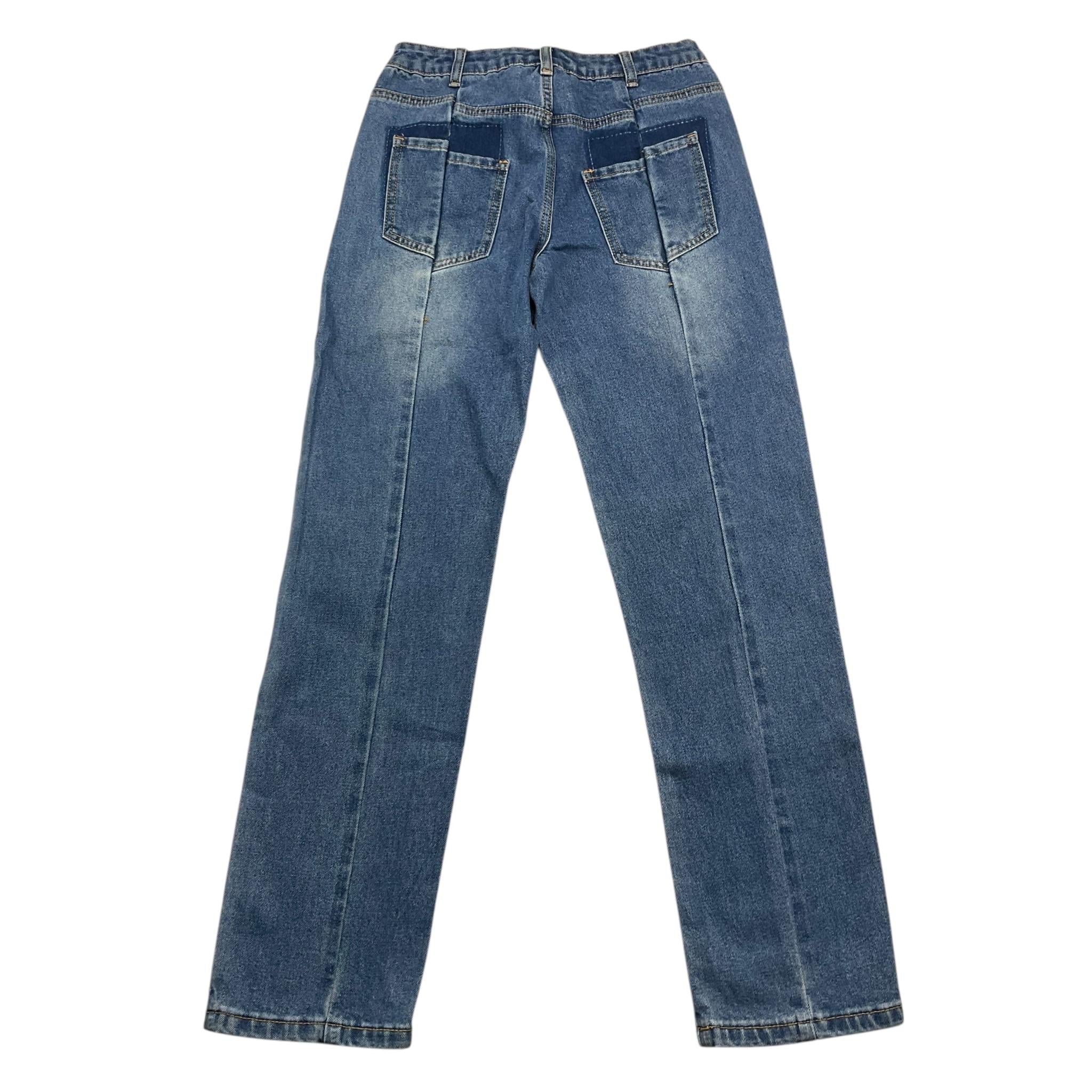 GAELLE jeans tinta unita con girovita regolabile Blu per Bambina 2741PD00308 BLU GAELLE