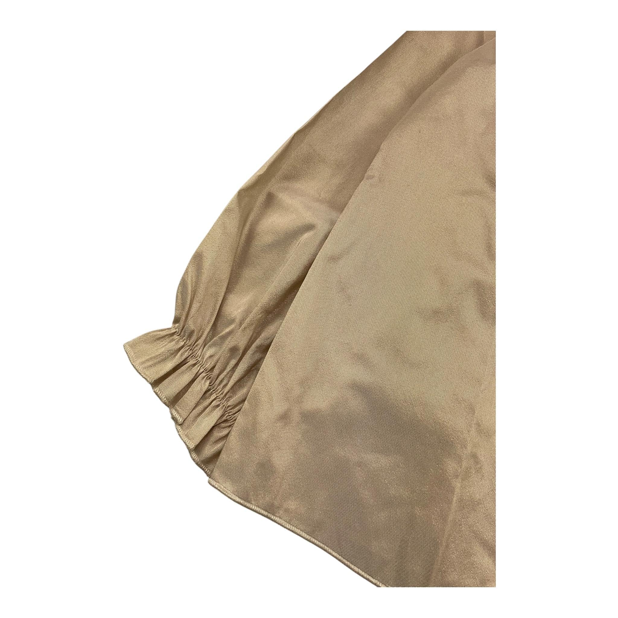 DOU DOU camicia manica lunga tinta unita Oro per Bambina DV5A50 ORO DOU DOU