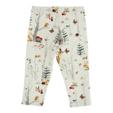 MONNALISA leggins tinta unita con stampa Beige per Neonata 310412 BEIGE MONNALISA