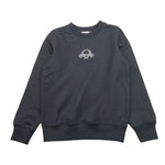 MOSCHINO felpa girocollo tinta unita con stampa Nero per Bambino HWF08V NERO MOSCHINO