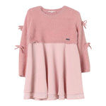 LIU JO abito manica lunga tinta unita Rosa per Neonata KF4097NX ROSA LIU JO