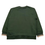 JECKERSON felpa chiusa girocollo tinta unita cn stampa macchina Verde per Bambino JB4286 VERDE JECKERSON