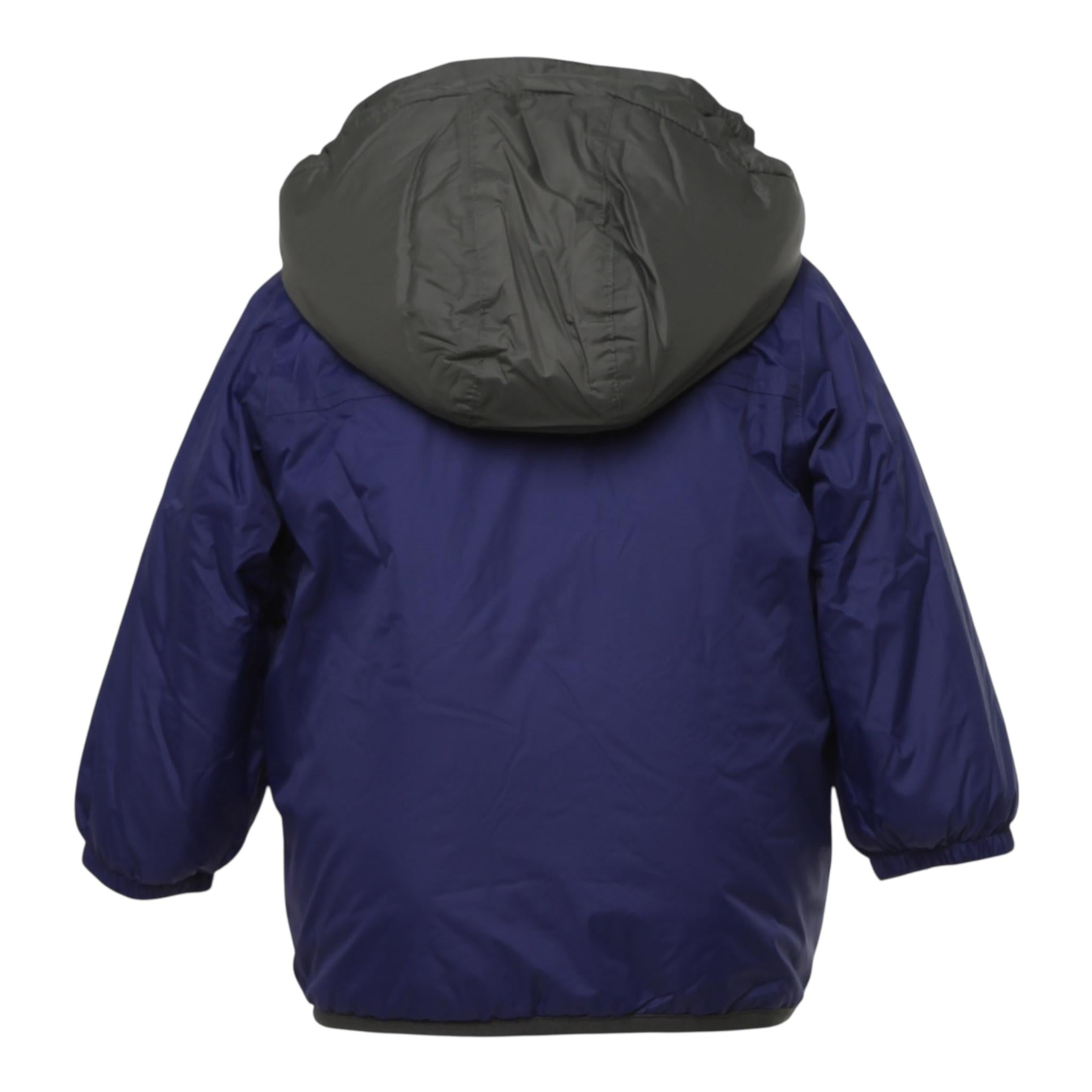 K-WAY giubbino tinta unita con cappuccio in contrasto Blu per Neonato K61157W BLU K-WAY
