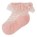 MAYORAL calzini tinta unita con tulle Rosa per Neonata 9479 ROSA MAYORAL