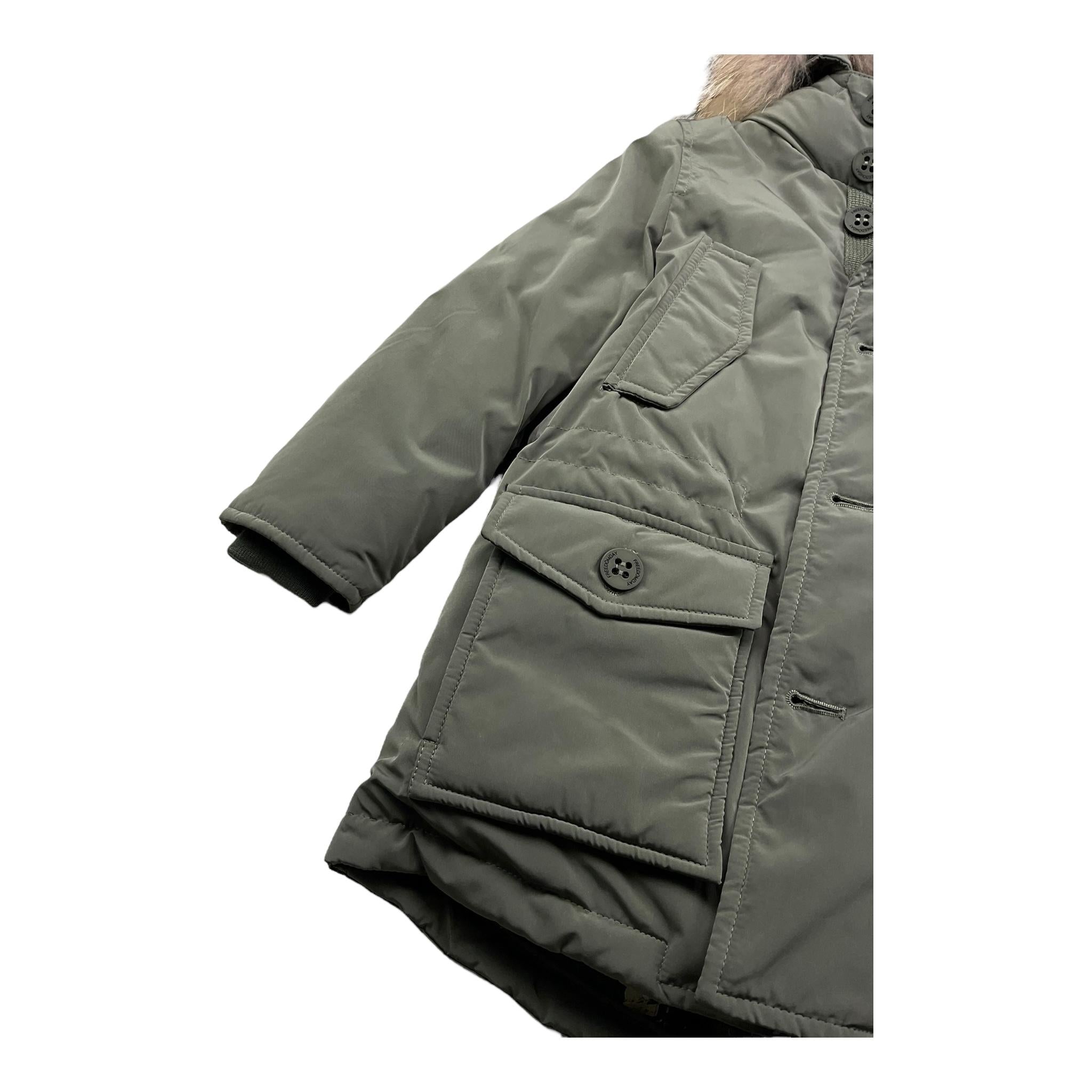 FREEDOMDAY giubbino modello parka tinta unita con cappuccio Verde per Bambino IFRJB6930AH112 VERDE FREEDOMDAY