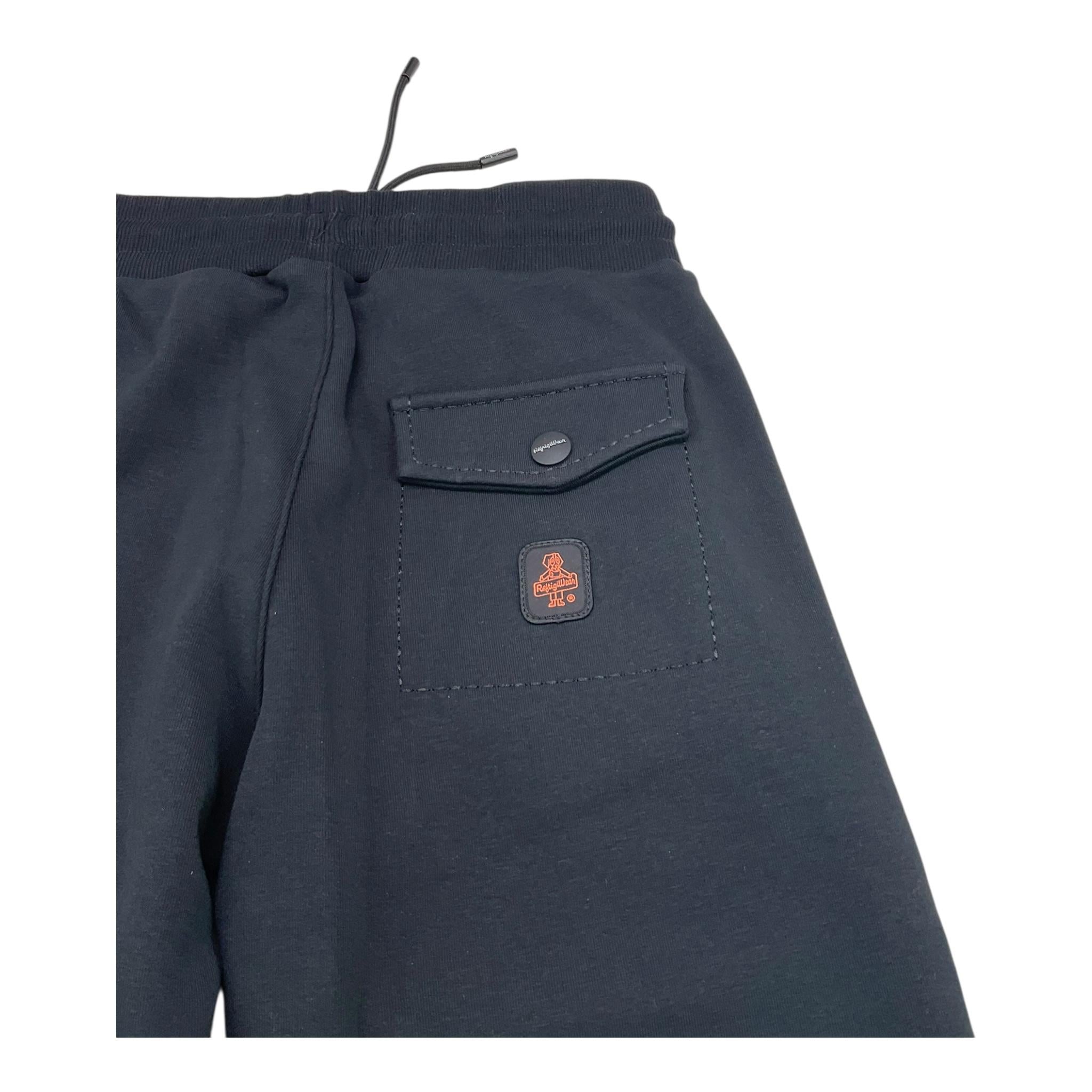 REFRIGUE completo 2 pezzi felpa-pantalone tinta unita Nero per Bambino RW744 NERO REFRIGUE