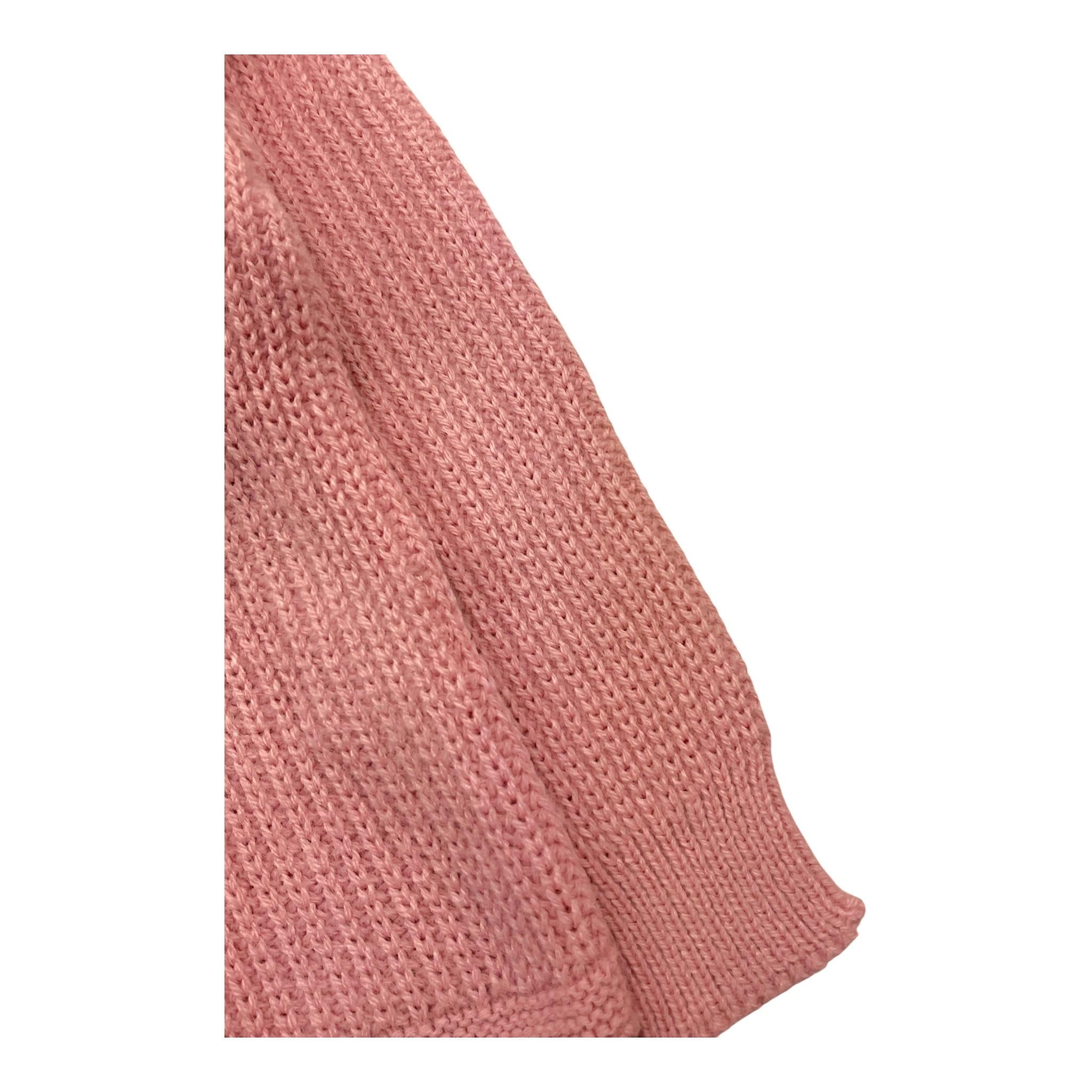 BABIDU cardigan tinta unita con bottoni in contrasto Rosa per Neonata 60682FN ROSA BABIDU
