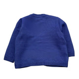 LE COCONNE cardigan tinta unita fantasia rombi Blu per Neonato LCN0799 BLU LE COCONNE