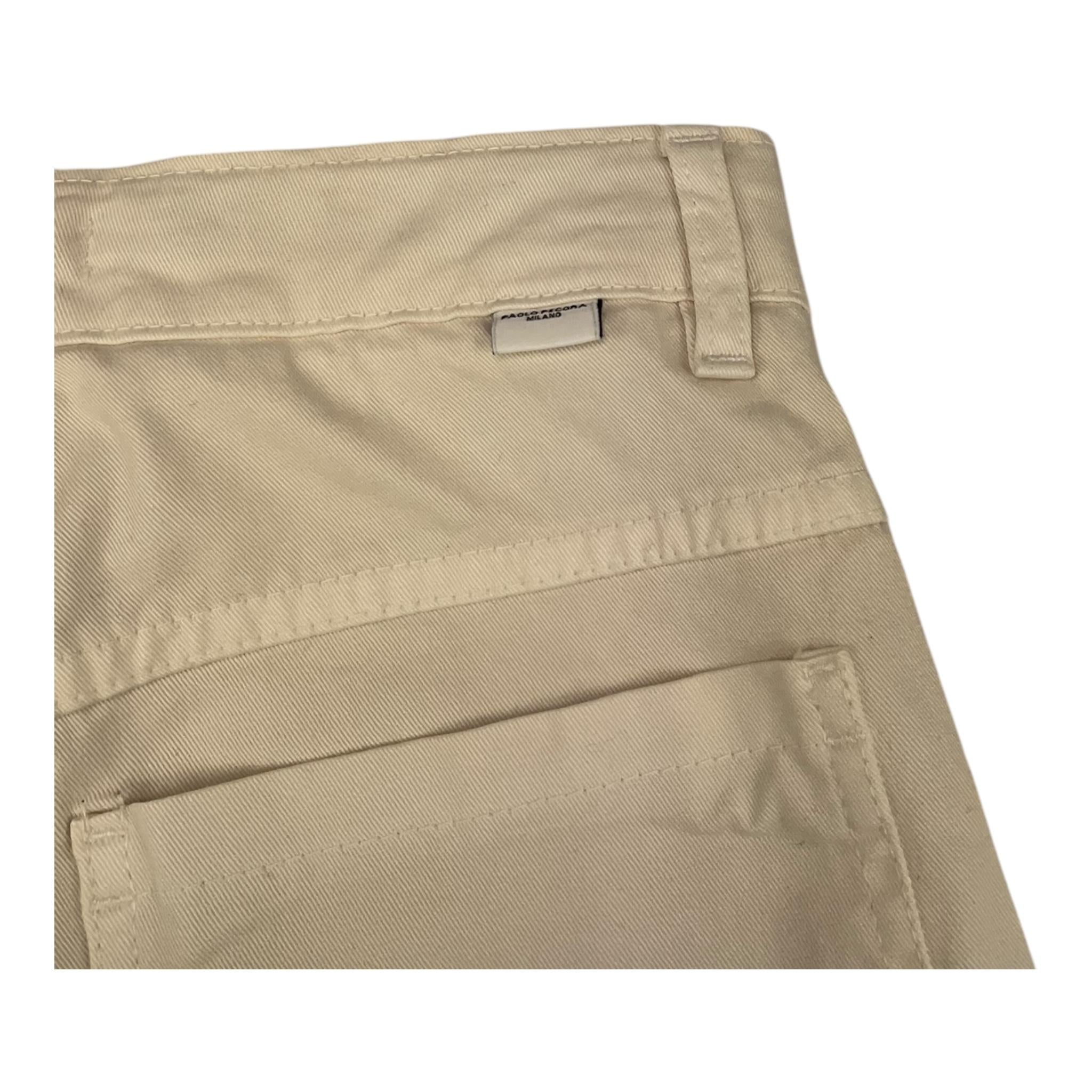 PAOLO PECORA pantalone tinta unita con elastico in vita Panna per Bambino PP4113 PANNA PAOLO PECORA