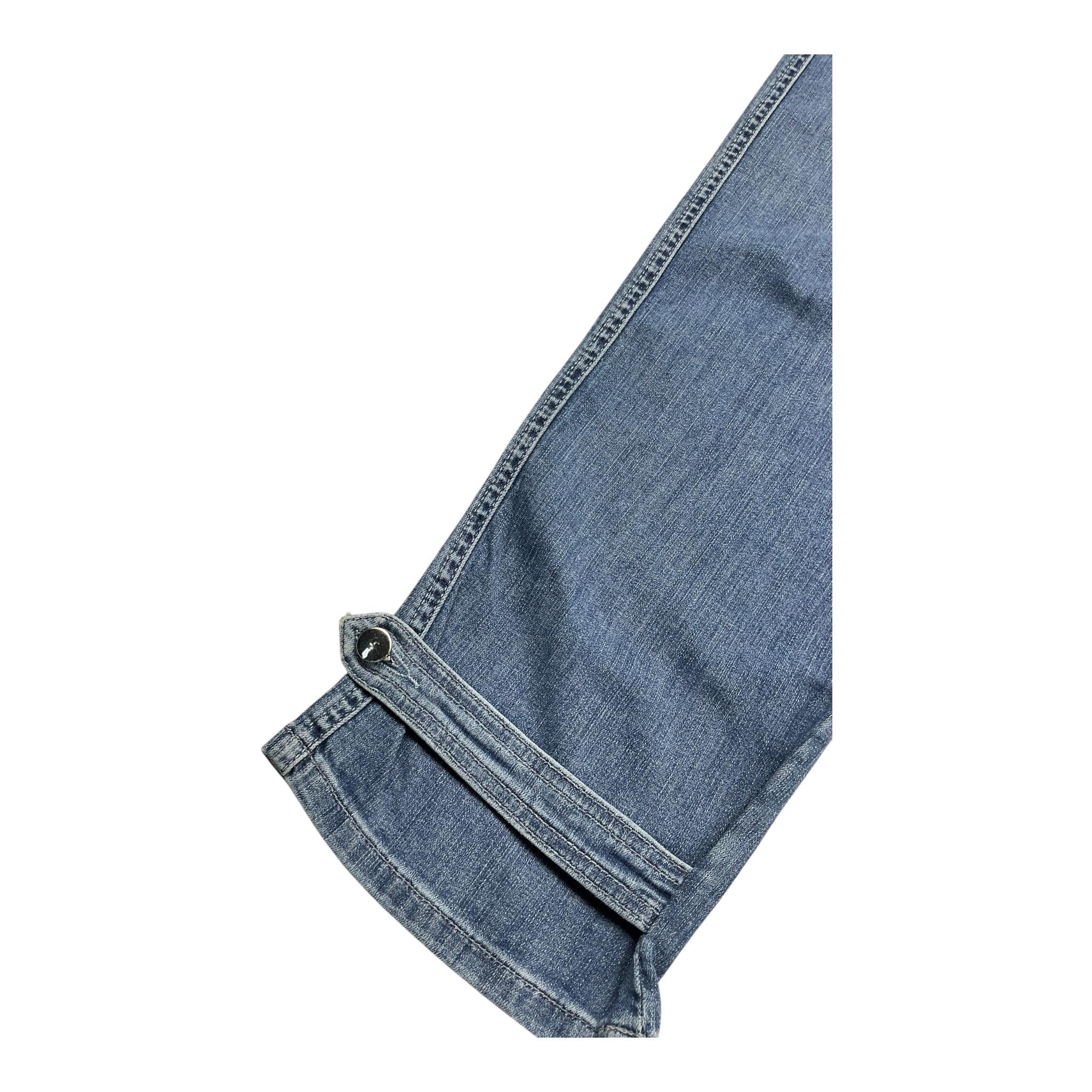 LIU JO jeans tinta unita modello palazzo Blu per Bambina GA4123 BLU LIU JO