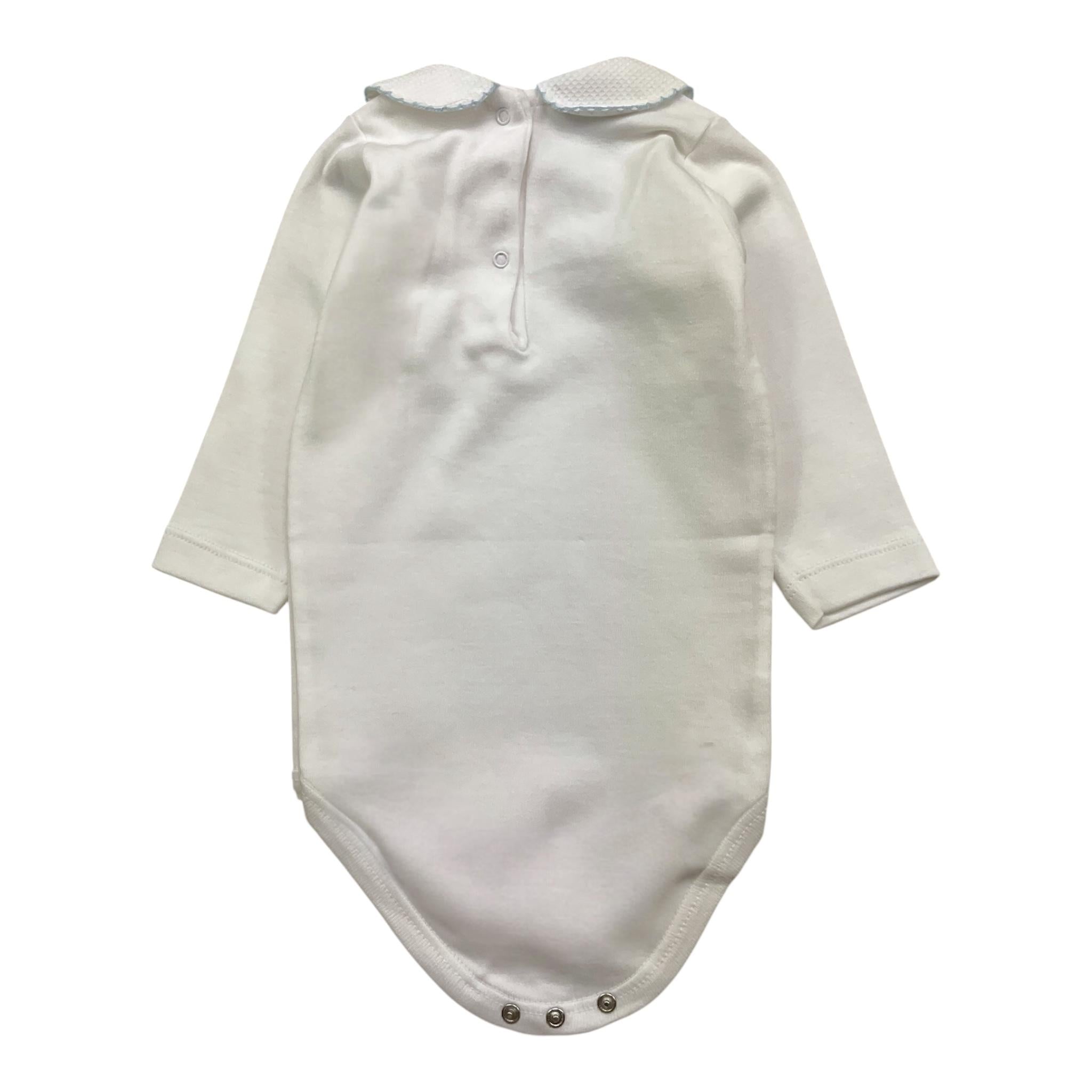 BABIDU body tinta unita con colletto Bianco per Neonato KDJF BIANCO BABIDU