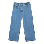 STELLA McCARTNEY jeans tinta unita modello zampa Azzurro per Bambina TV6B10X AZZURRO STELLA McCARTNEY