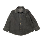 LE BEBE' camicia in denim tinta unita con bottoni Nero per Neonato LBB5201 NERO LE BEBE'