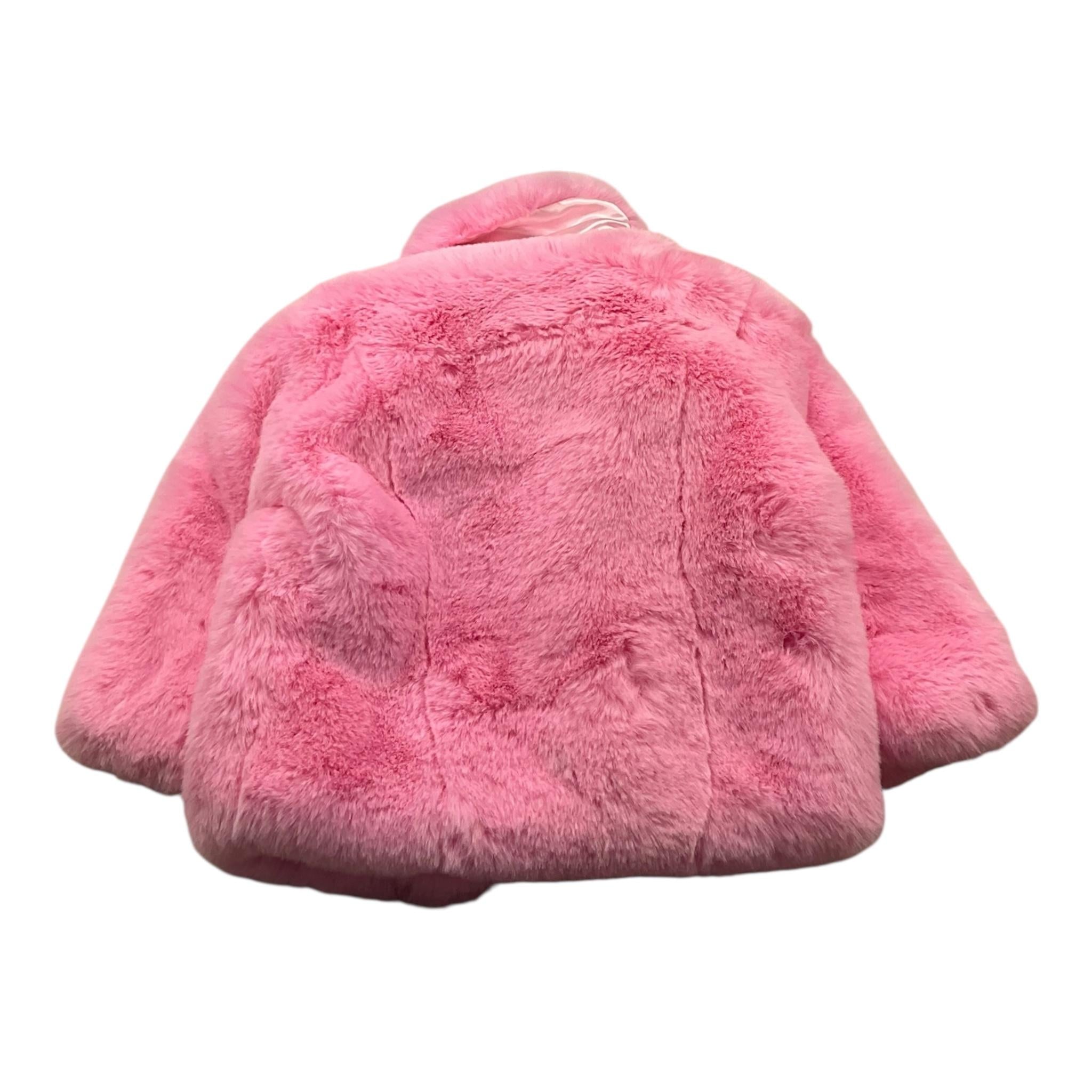 FUN & FUN giubbino pelliccia tinta unita con zip Rosa per Neonata FNBJK12695 ROSA FUN & FUN