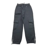 NEVER TOO pantalone tinta unita con elastico in vita Nero per Bambino NT2084RX NERO NEVER TOO