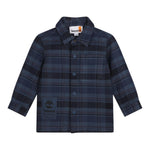 TOMMY HILFIGER camicia manica lunga fantasia quadri Blu per Neonato T60256X BLU TOMMY HILFIGER