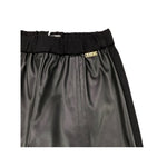 LIU JO pantalone tinta unita modello zampa in ecopelle Nero per Neonata KF4009NX NERO LIU JO