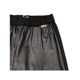 LIU JO pantalone tinta unita modello zampa in ecopelle Nero per Neonata KF4009NX NERO LIU JO