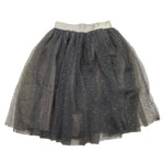 CAFFE' D'ORZO gonna tinta unita con tulle Grigio per Neonata ZV7A14X GRIGIO CAFFE' D'ORZO