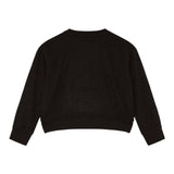 PATRIZIA PEPE maglia girocollo tinta unita con logo Nero per Bambina 7M0852 NERO PATRIZIA PEPE