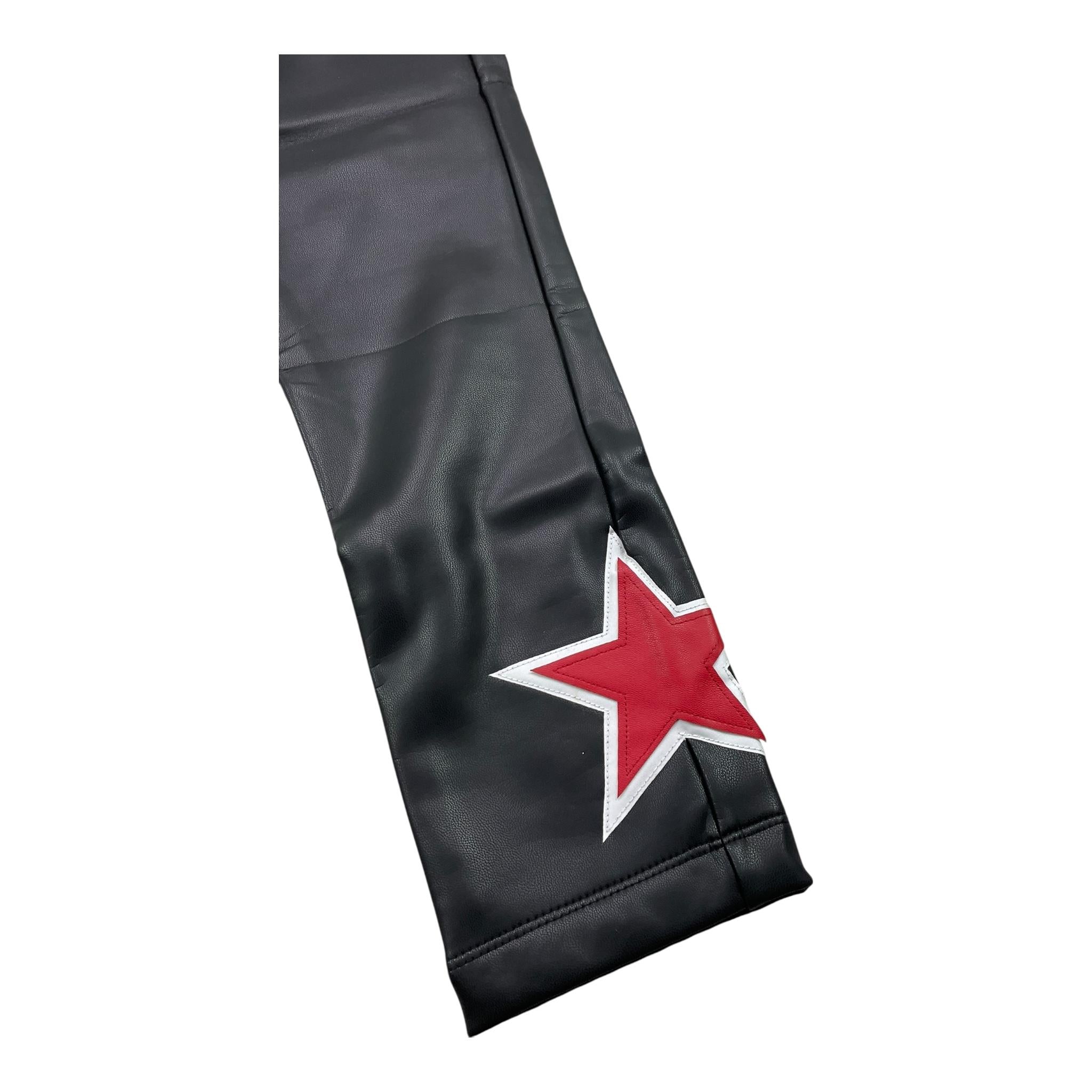 MONNALISA leggins in ecopelle tinta unita Nero per Bambina LMM NERO MONNALISA