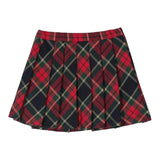 IL GUFO gonna tinta unita con fantasia scozzese Rosso per Bambina A24GN217W3068 ROSSO IL GUFO