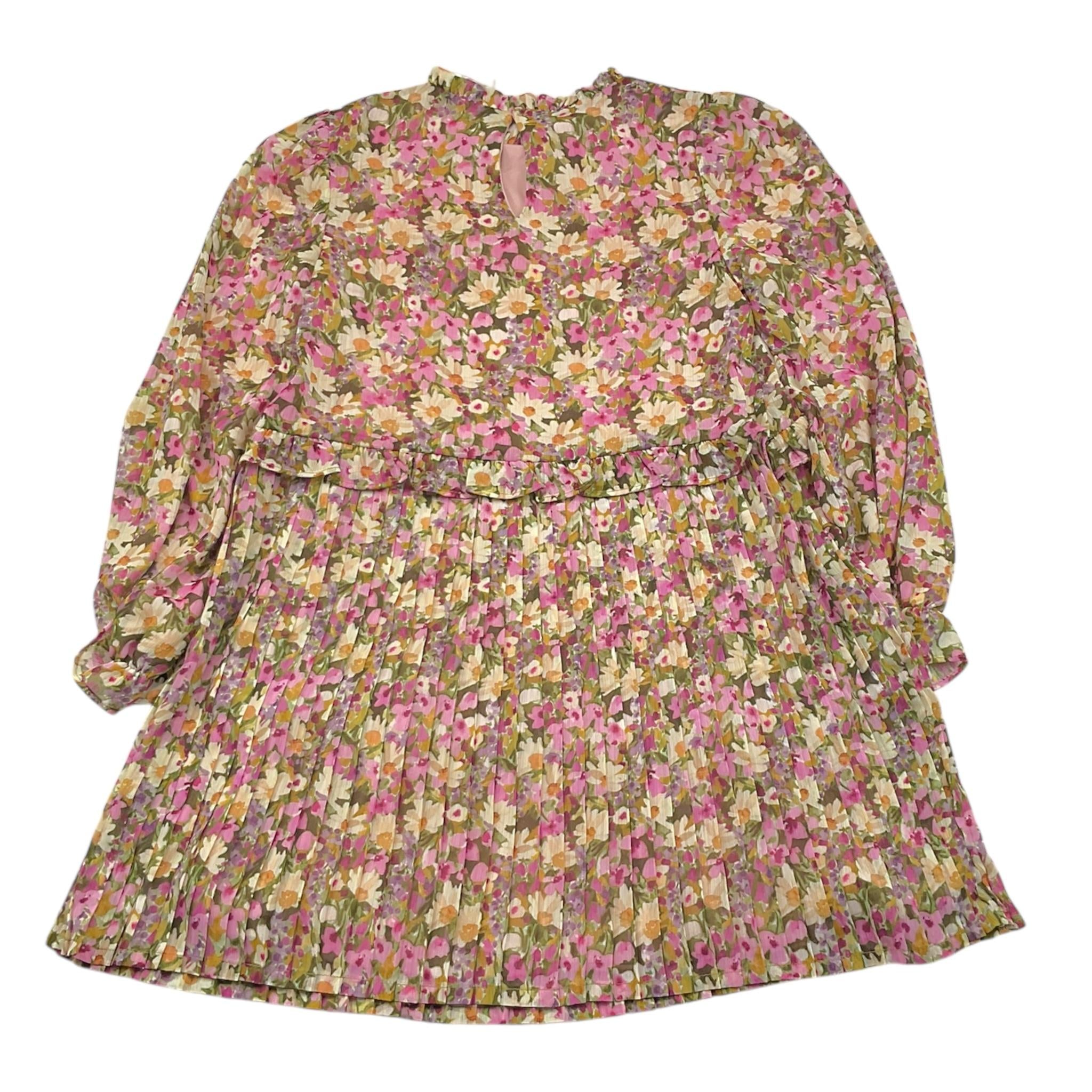 MAYORAL abito in camicia tinta unita con fantasia Multicolor per Bambina 49133 MULTICOLOR MAYORAL