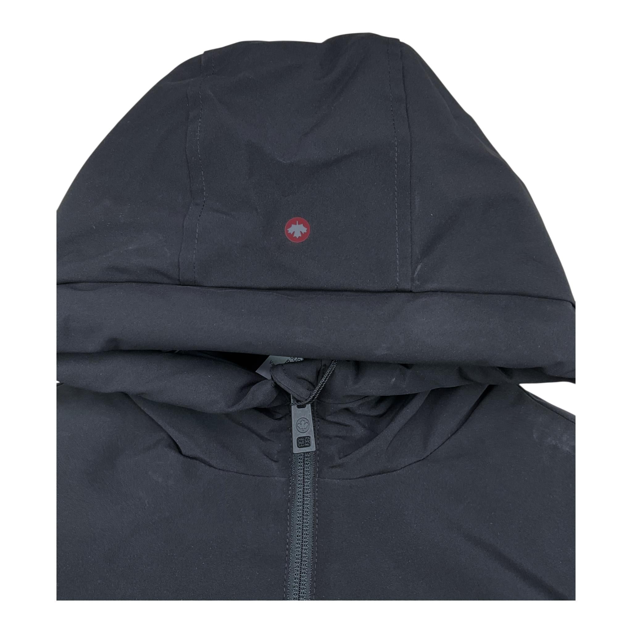 CANADIENS giubbino tinta unita con zip e cappuccio Nero per Bambino CAM01260 NERO CANADIENS