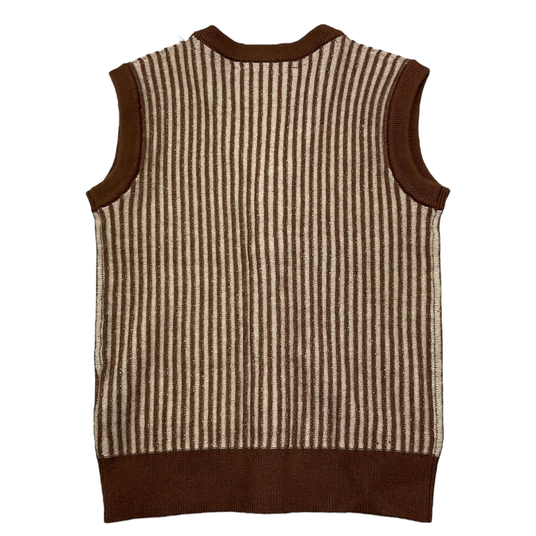 TRUSSARDI gilet tinta unita Marrone per Bambino TBA25041GL MARRONE TRUSSARDI