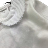 BABIDU body tinta unita con colletto Bianco per Neonato 32454 BIANCO BABIDU