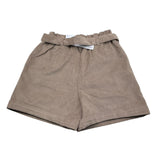 MAYORAL short tinta unita in camoscio Marrone per Bambina 7214 MARRONE MAYORAL