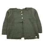 PAZ RODRIGUEZ cardigan tinta unita Verde per Neonato 001121105 VERDE PAZ RODRIGUEZ