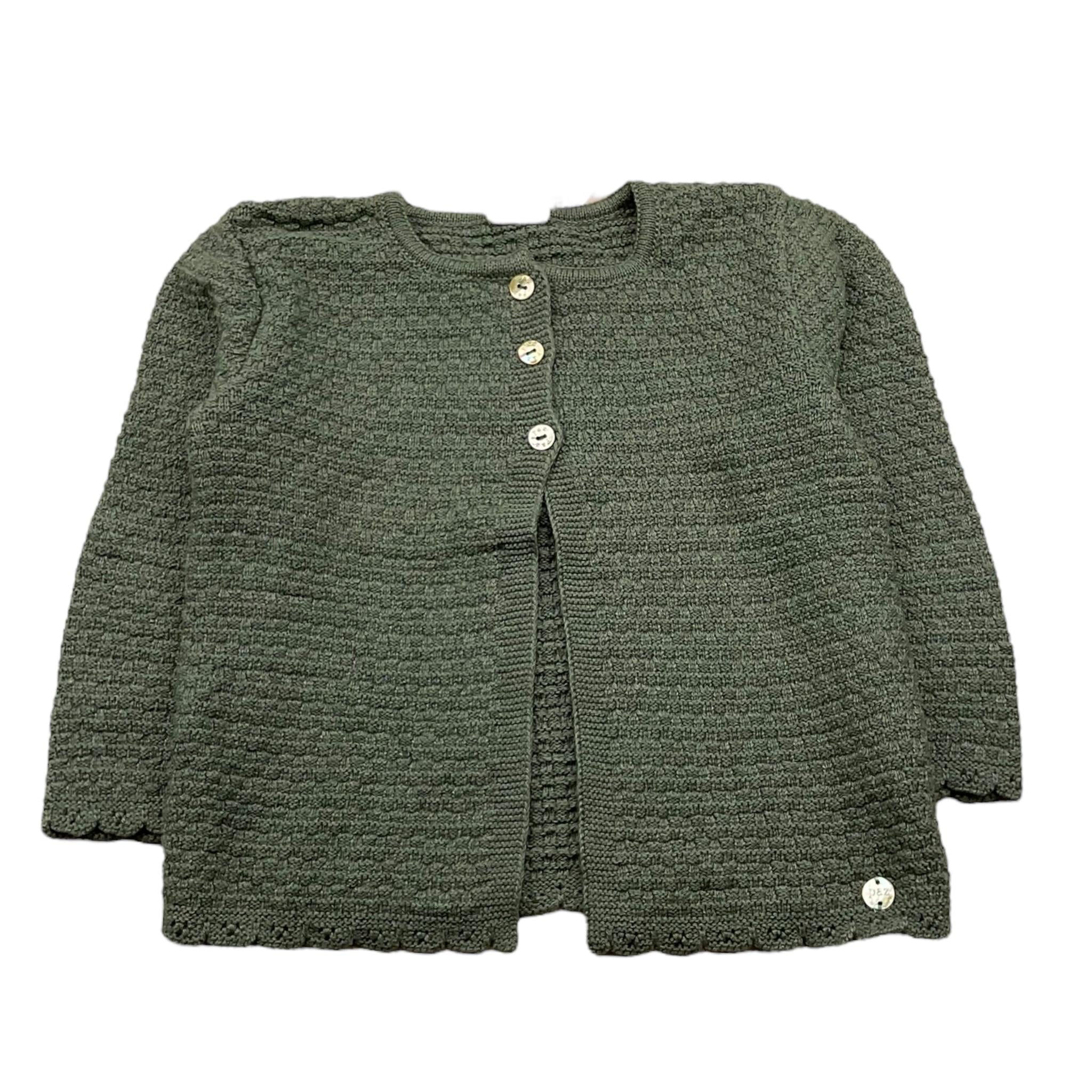 PAZ RODRIGUEZ cardigan tinta unita Verde per Neonato 001121105 VERDE PAZ RODRIGUEZ