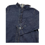 ZHOE & TOBIAH camicia in denim manica lunga tinta unita Blu per Bambina DDL2J BLU ZHOE & TOBIAH