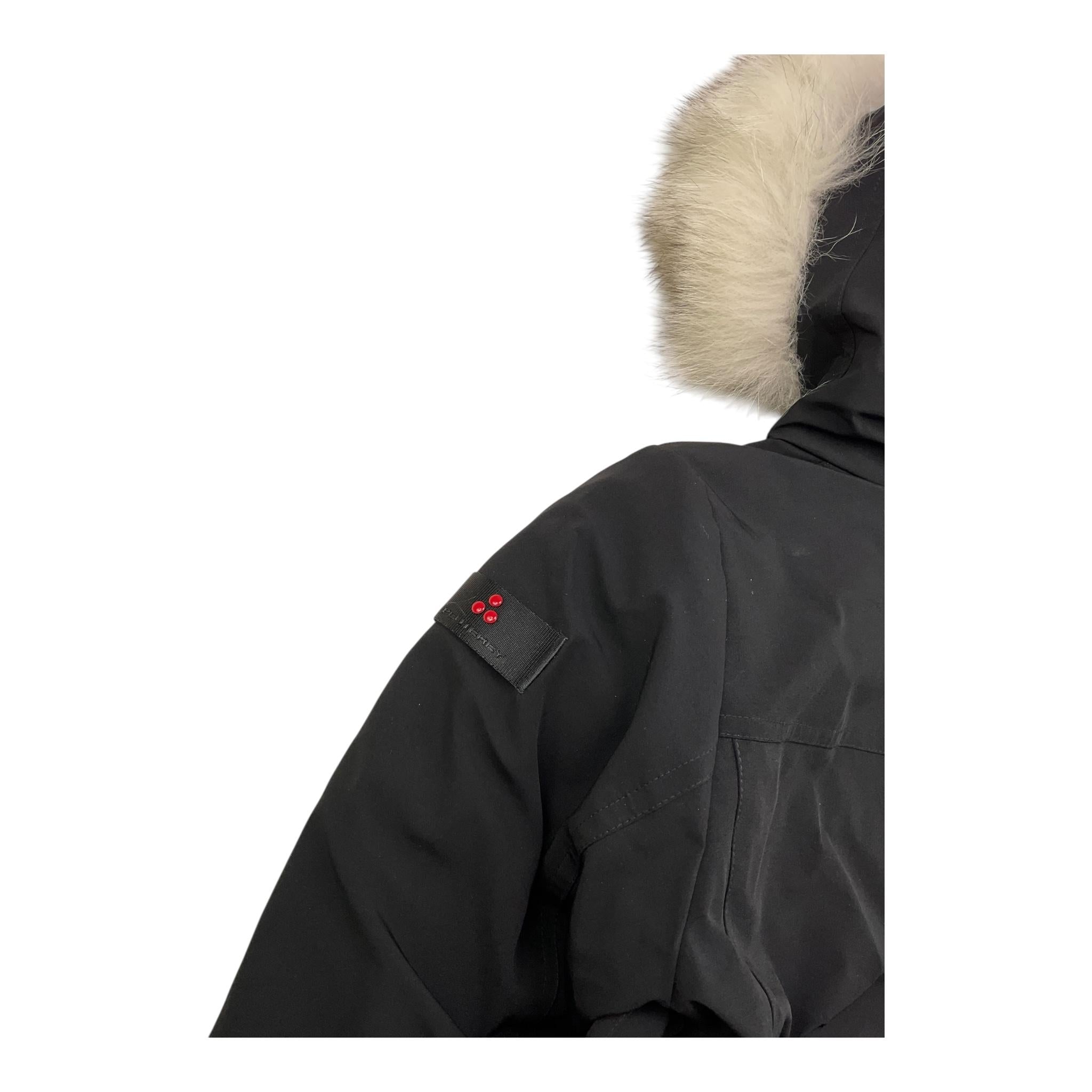 PEUTEREY giubbino tinta unita con zip e cappuccio Nero per Bambino PKK1967 NERO PEUTEREY