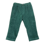 MICHAEL COAL pantalone tinta unita a costine Verde per Neonato 020171N VERDE MICHAEL COAL