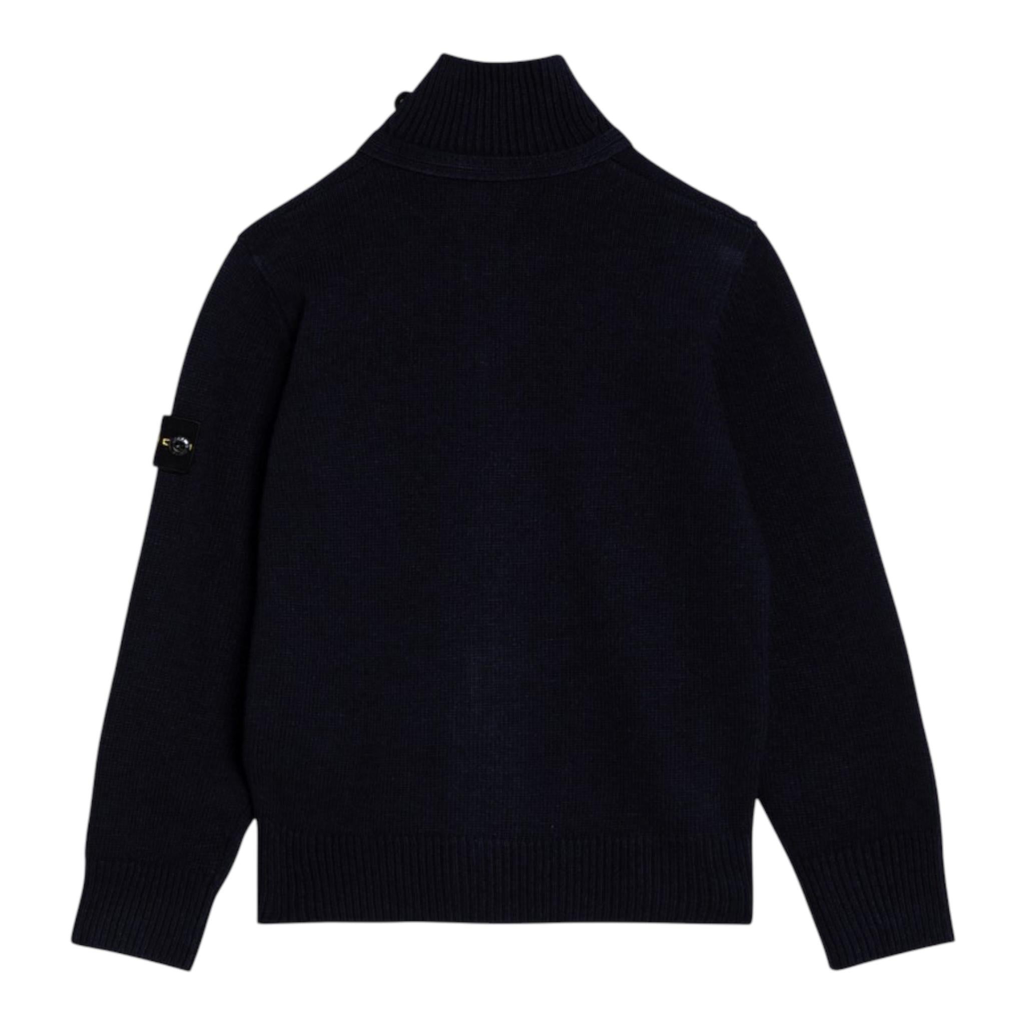 STONE ISLAND cardigan tinta unita con bottoni Blu per Neonato 8116503Z1 BLU STONE ISLAND
