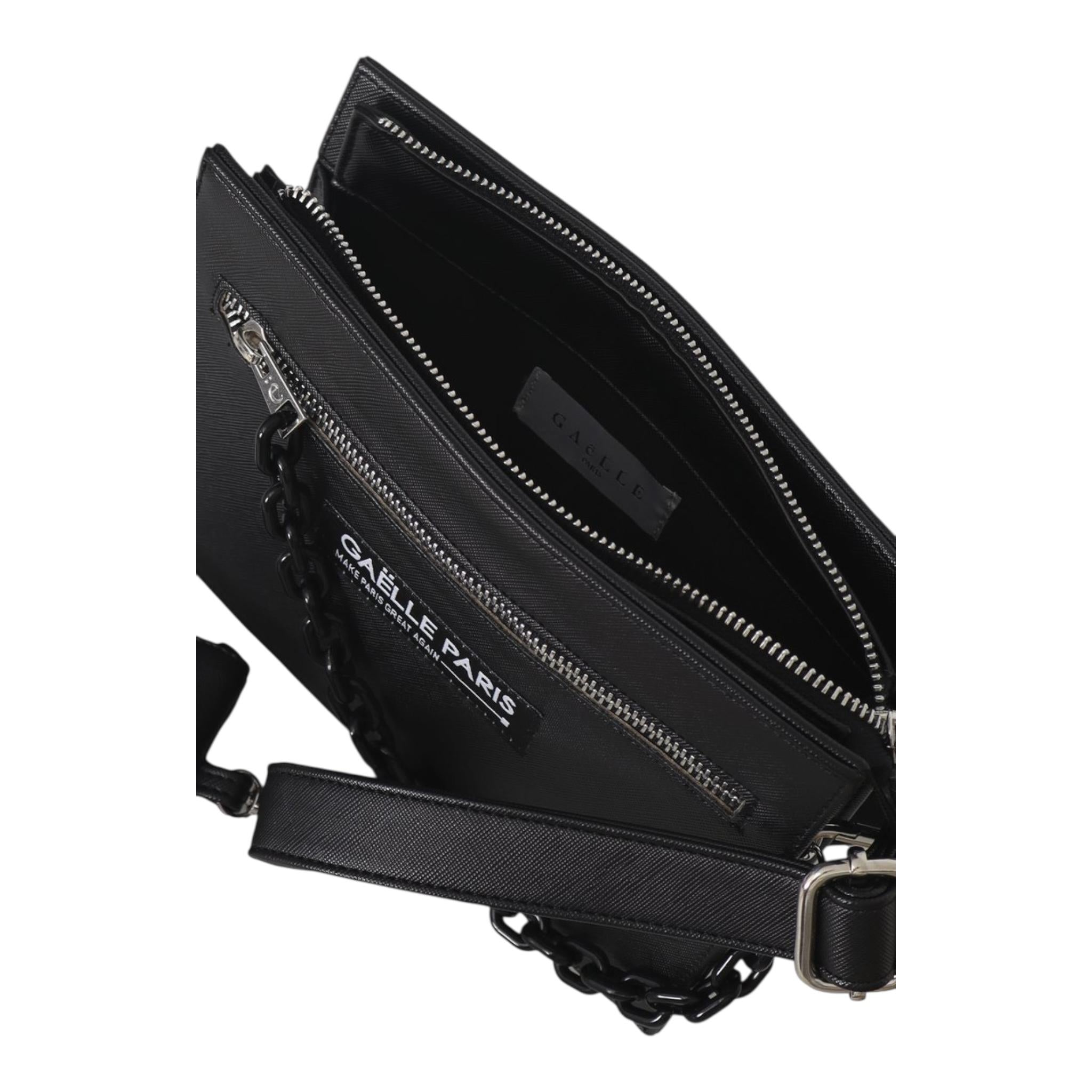 GAELLE borsa tinta unita con tracolla Nero per Bambina 2741BP00490 NERO GAELLE