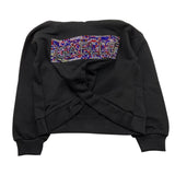 GAELLE felpa tinta unita con cappuccio e stampa Nero per Bambina 2741FY1062 NERO GAELLE