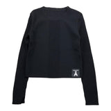 PATRIZIA PEPE shirt girocollo tinta unita Nero per Bambina 7K0050X NERO PATRIZIA PEPE