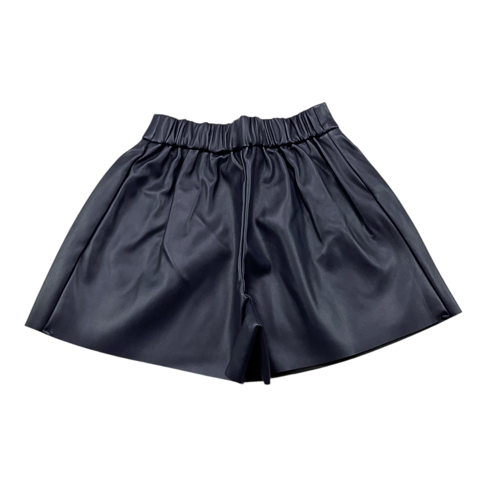 MAYORAL short tinta unita in ecopelle Blu per Bambina 4907JX BLU MAYORAL