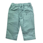 TRUSSARDI pantalone tinta unita con elastico in vita Azzurro per Neonata TIA25190PA AZZURRO TRUSSARDI